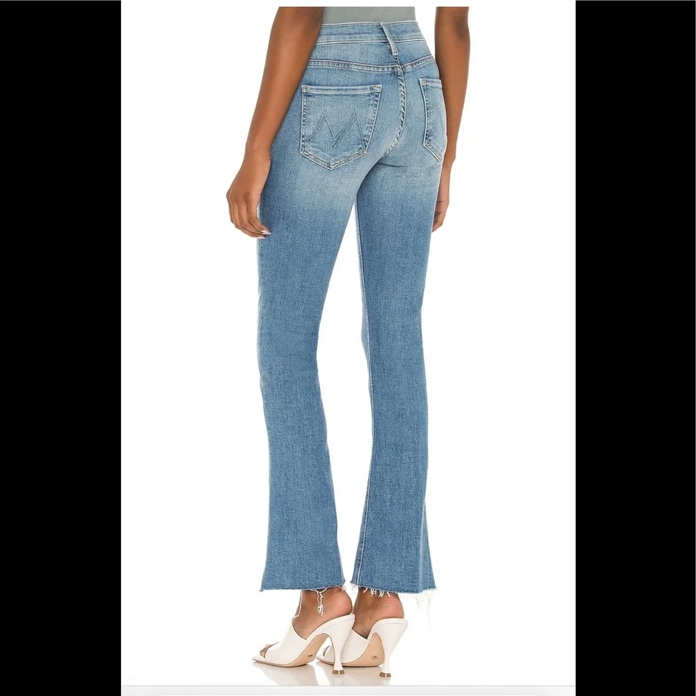 NWT MOTHER The Runaway Step Fray Kiss and Make Up size 34 - Picture 3 of 16